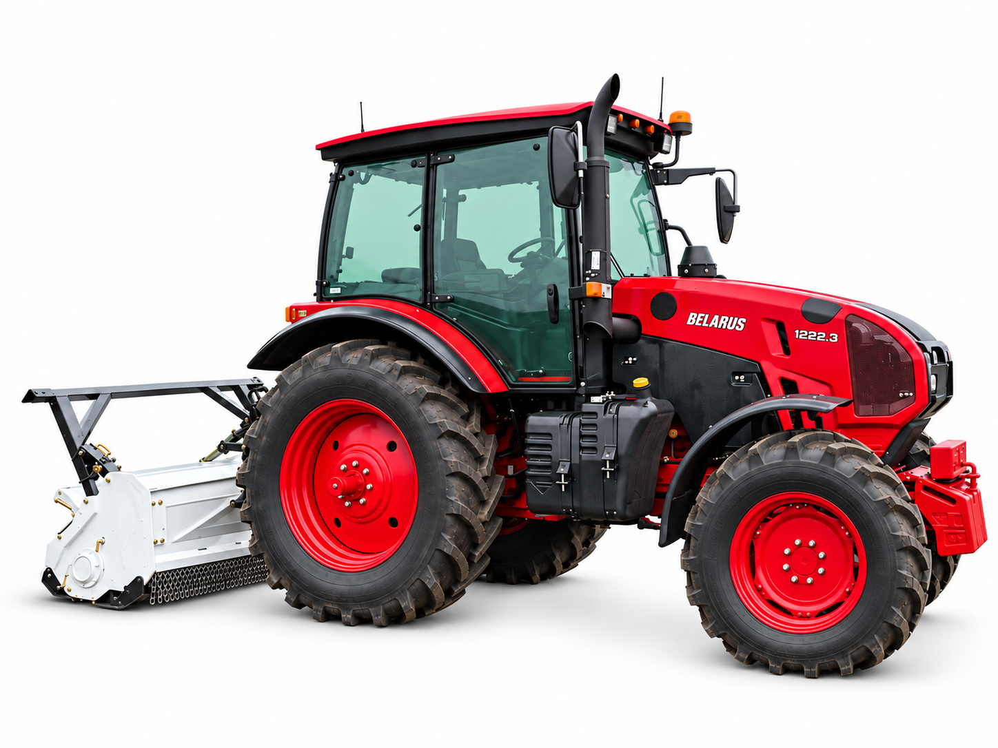 Беларус-1222.3 с мульчером NIUBO TMD200